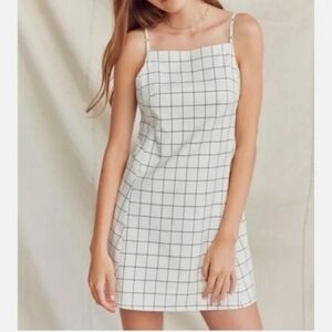 Urban Renewal Urban Outfitters Grid Mini Dress